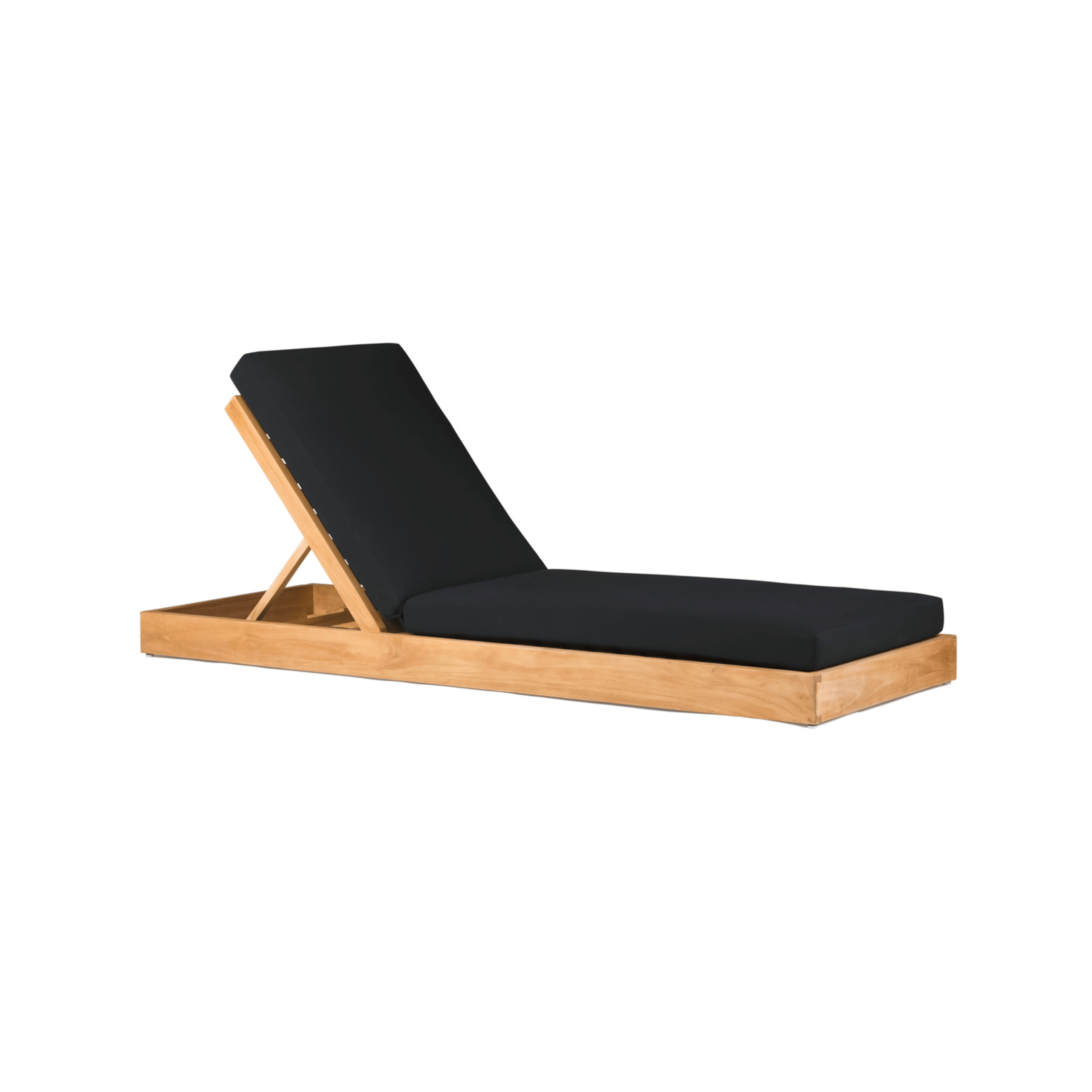1-1-12.png TEAK OUTDOOR EMALFI CHAISE SUN LOUNGER - Image 1