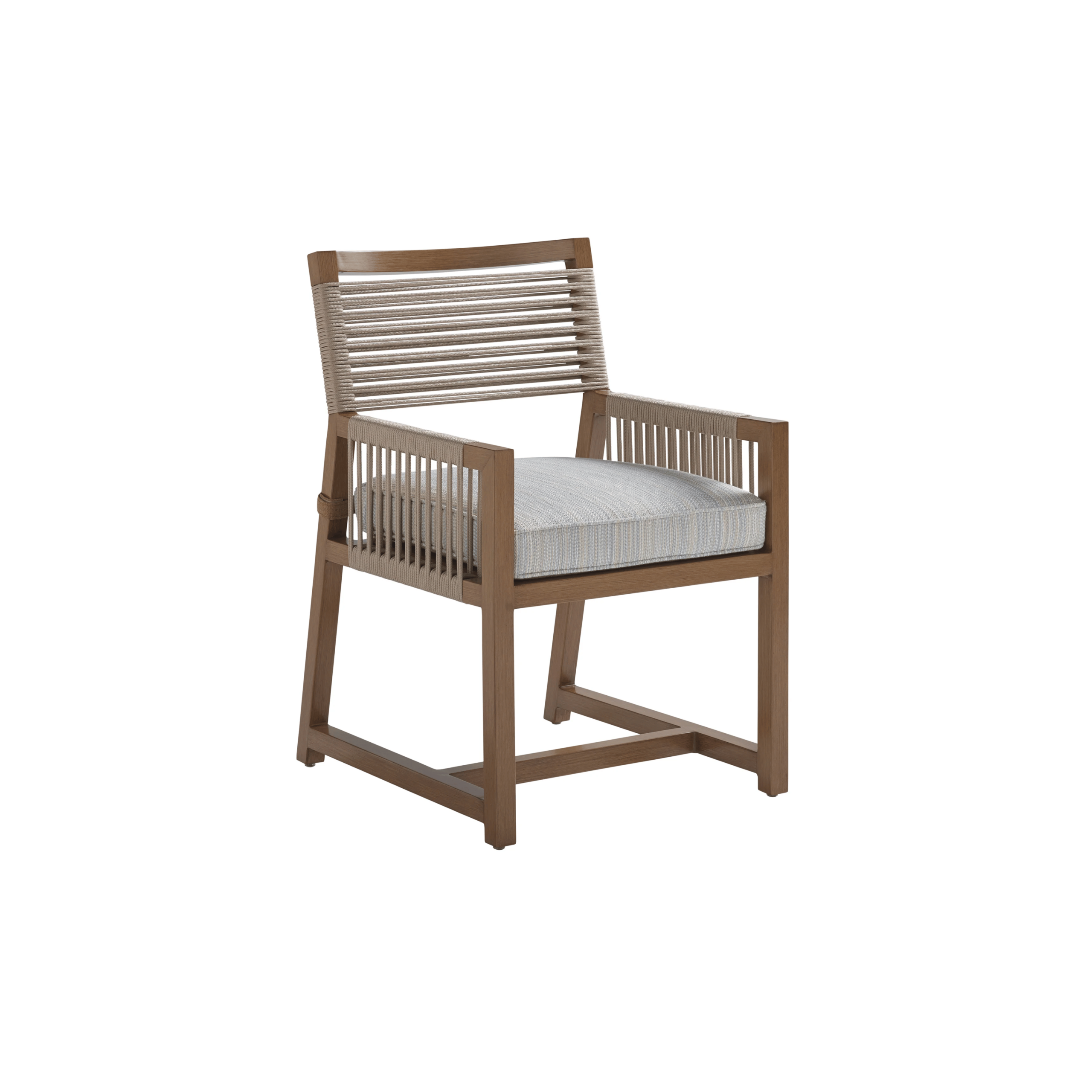 1-10-2.png TEAK OUTDOOR TOMBAA ROPE DINING CHAIR - Image 1