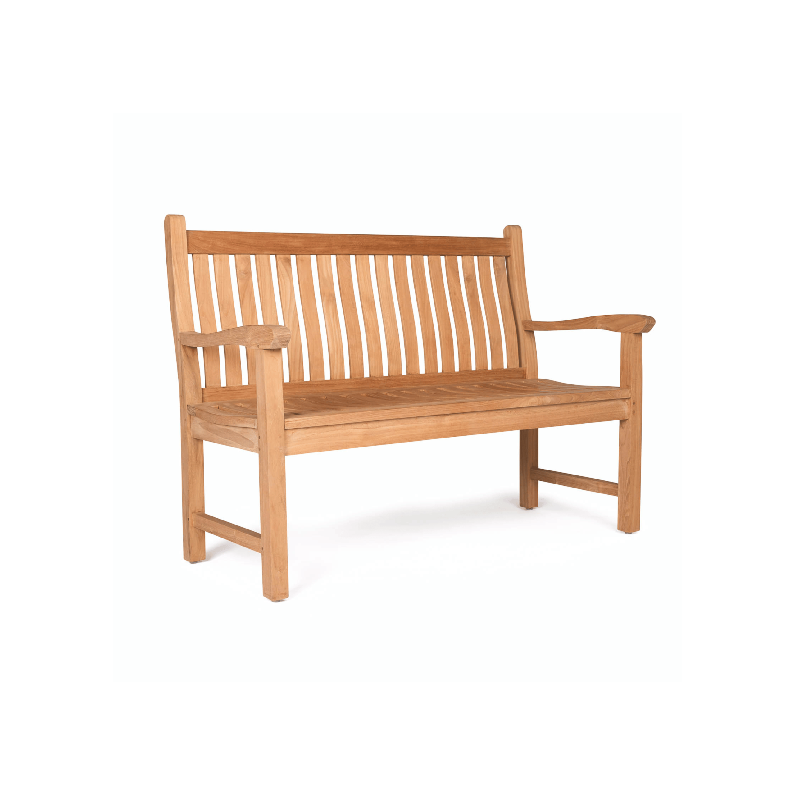 1-27.png TEAK OUTDOOR NEW WAVE BENCH - Image 1