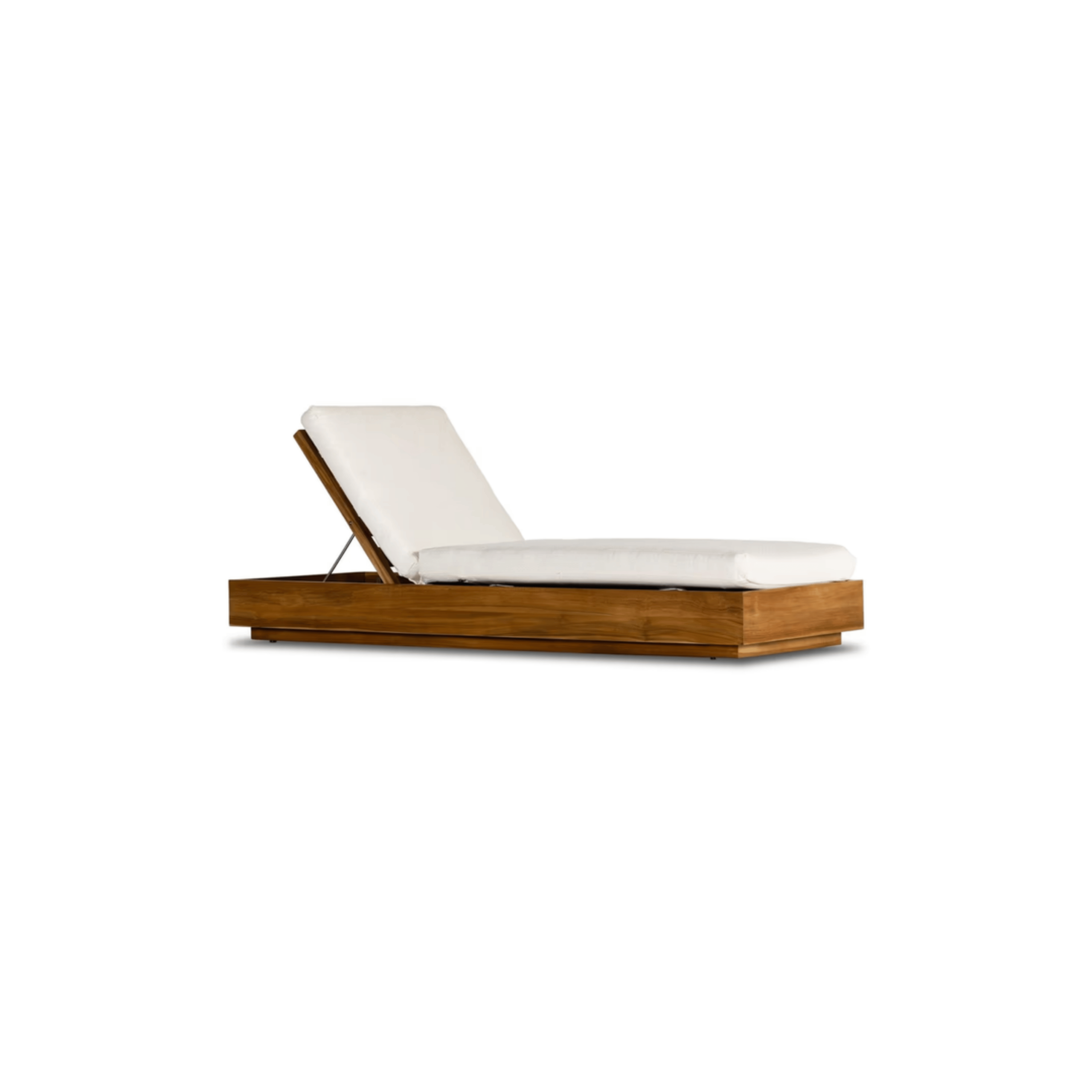 2-5-10.png TEAK OUTDOOR KUNTA CHAISE SUN LOUNGER - Image 1