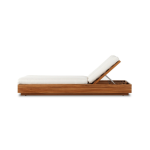 TEAK OUTDOOR KUNTA CHAISE DOUBLE SUN LOUNGER - Image 2