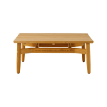TEAK OUTDOOR CROSSCATCH RECTA COFFEE TABLE - Image 2