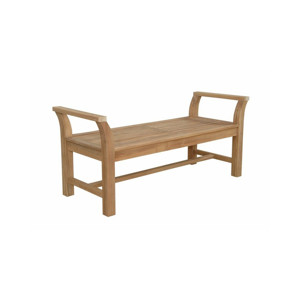 BEDELIA-TEAK-BENCH.png TEAK OUTDOOR BEDELIA BENCH - Image 1