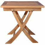 TEAK GARDEN FLIPTOP  SIDE TABLE - Image 3